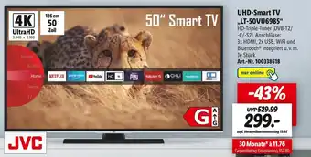 Lidl Jvc uhd-smart tv „lt-50vu6985“ Angebot