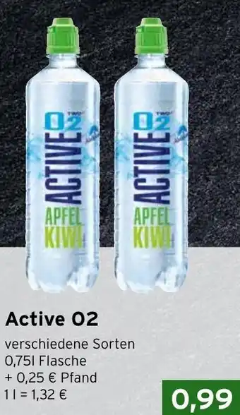 CAP Markt Active O2 ,0,75 L Flasche Angebot