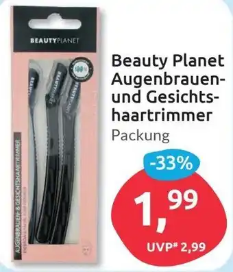 Budni Beauty Planet Augenbrauen und Gesichtshaartrimmer Angebot