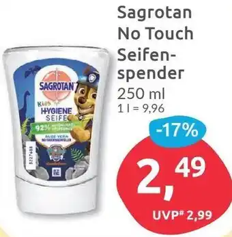 Budni Sagrotan No Touch Seifenspender 250 ml Angebot