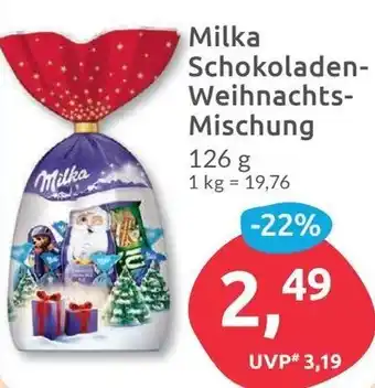 Budni Milka Schokoladen Weihnachts Mischung 126 g Angebot