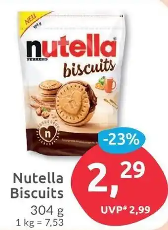 Budni Nutella Biscuits 304 g Angebot