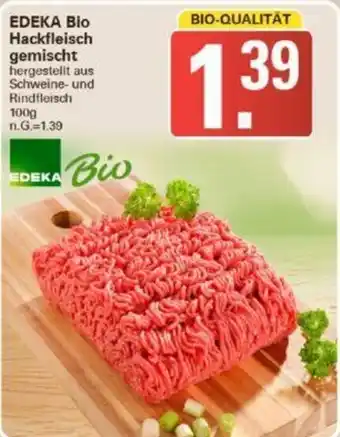 WEZ Edeka Bio Hackfleisch gemischt 100g Angebot