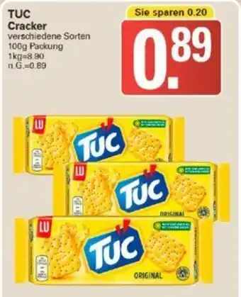 WEZ Tuc Cracker 100 g Packung Angebot