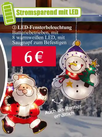 Woolworth LED Fensterbeleuchtung Angebot