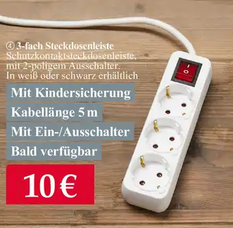 Woolworth 3-fach Steckdosenleiste Angebot