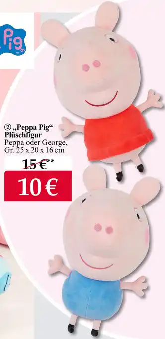 Woolworth Peppa Pig Plüschfigur Angebot