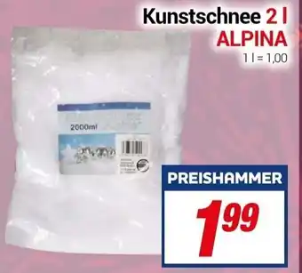 CENTERSHOP Alpina Kunstschnee 2 L Angebot