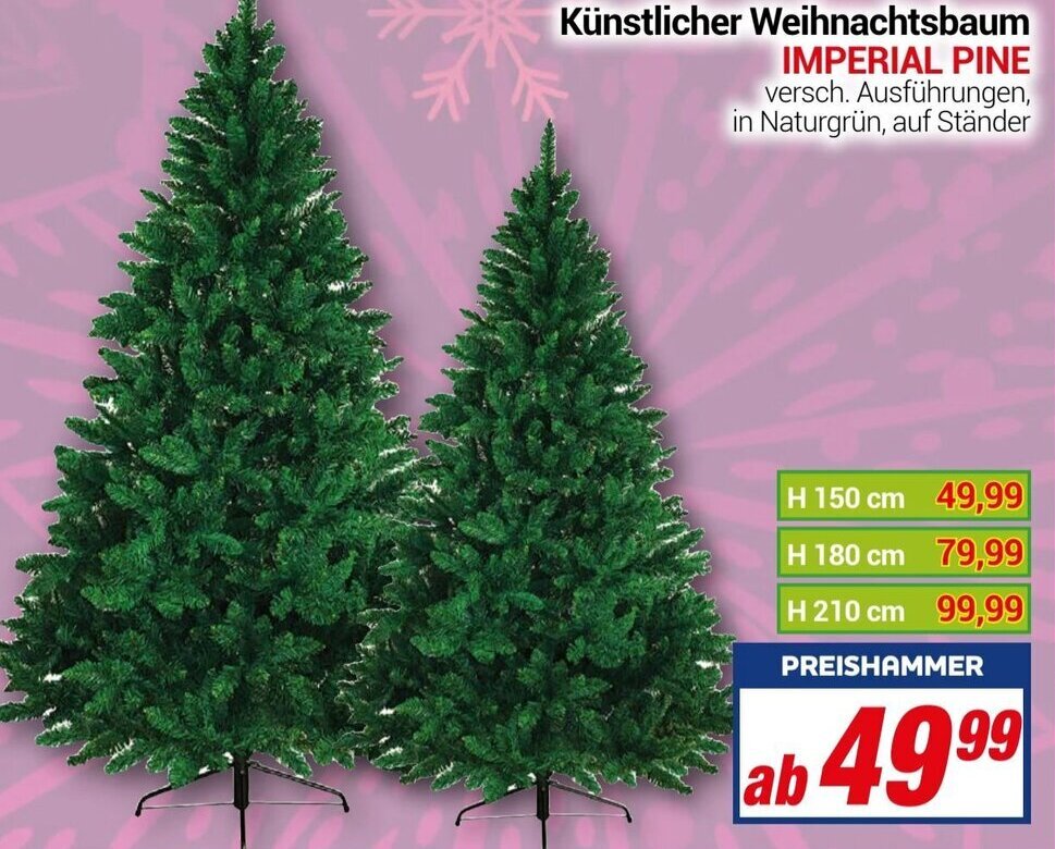 Imperial Pine Knstlicher Weihnachtsbaum Angebot bei CENTERSHOP