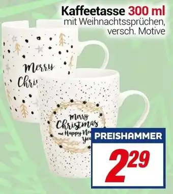 CENTERSHOP Kaffeetasse 300 ml Angebot