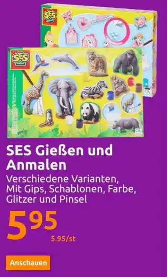 Action SES Gießen und Anmalen Angebot