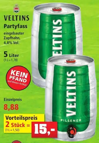 Thomas Philipps Veltins Partyfass 5 Liter Angebot