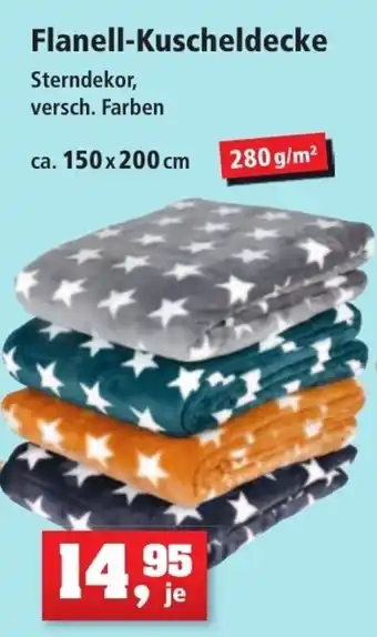 Thomas Philipps Flanell Kuscheldecke ca. 150x200 cm Angebot