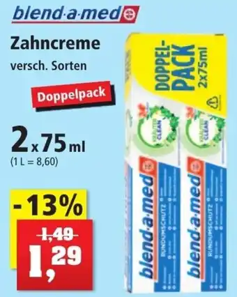 Thomas Philipps Blend a med Zahncreme 2 x 75 ml Angebot