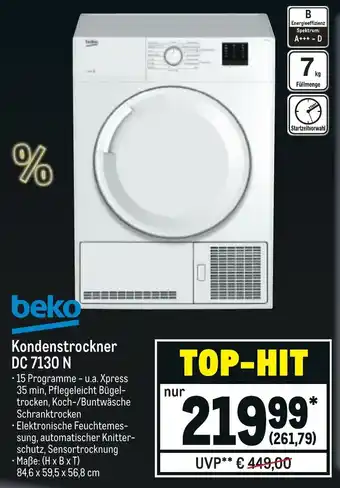 METRO Beko Kondenstrockner DC 7130 N Angebot