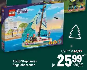 METRO Lego Friends 41716 Stephanies Segelabenteuer Angebot