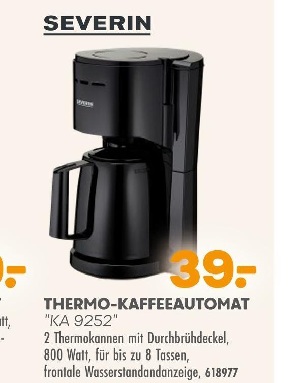 Thermokaffeeautomat "ka 9252" Angebot bei Möbel Kraft