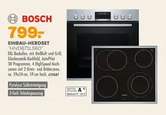 Möbel Kraft Bosch einbau-herdset "hnd671ls60" Angebot