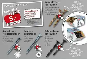 Sonderpreis Baumarkt Spanplatten Schrauben Angebot