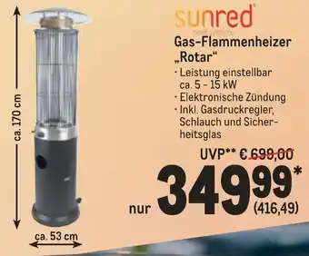 METRO Sunred Gas Flammenheizer Rotar Angebot