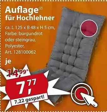 Sonderpreis Baumarkt Auflage Für Hochlehner Angebot