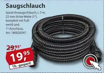 Sonderpreis Baumarkt Saugschlauch Angebot