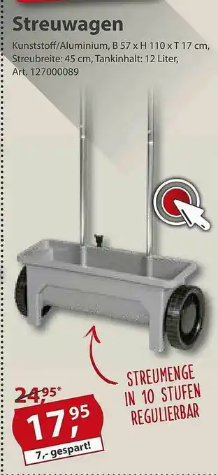 Sonderpreis Baumarkt Streuwagen Angebot
