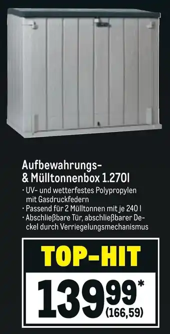 METRO Aufbewahrungs & Mülltonnenbox 1.270 L Angebot