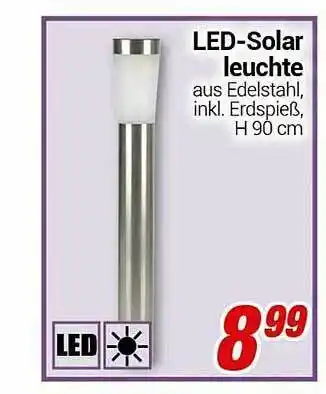 CENTERSHOP Led Solar Leuchte Angebot