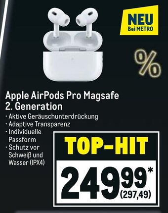 METRO Apple AirPods Pro Magsafe 2. Generation Angebot