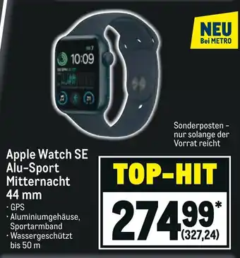 METRO Apple Watch SE Alu Sport Mitternacht 44 mm Angebot