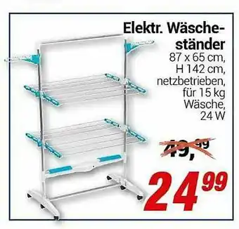 CENTERSHOP Elektr. Wäsche Ständer Angebot