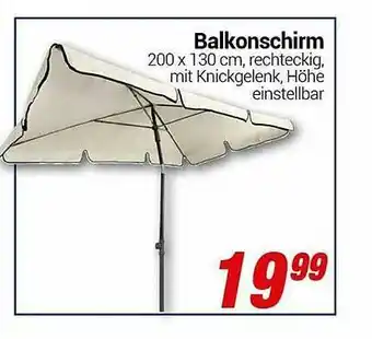 CENTERSHOP Balkonschirm Angebot