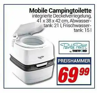 CENTERSHOP Mobile Campingtoilette Angebot