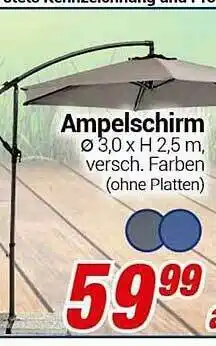 CENTERSHOP Ampelschirm Angebot