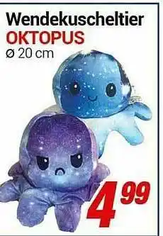 CENTERSHOP Wendekuscheltier Oktopus Angebot