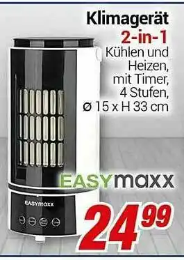 CENTERSHOP Klimagerät 2 In 1 Angebot