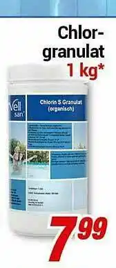 CENTERSHOP Chlorgranulat 1 Kg Angebot