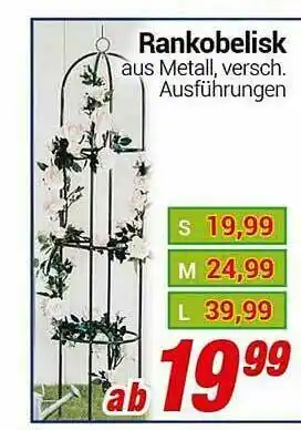 CENTERSHOP Rankobelisk Angebot