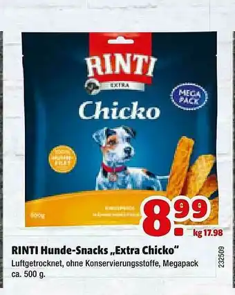 Hagebau Rinti Hunde-snacks „extra Chicko” Angebot