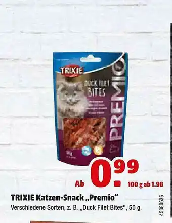 Hagebau Trixie Katzen-snack „premio” Angebot