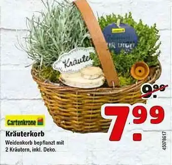 Hagebau Kräuterkorb Angebot