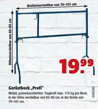 Hagebau Gerüstbock „profi” Angebot