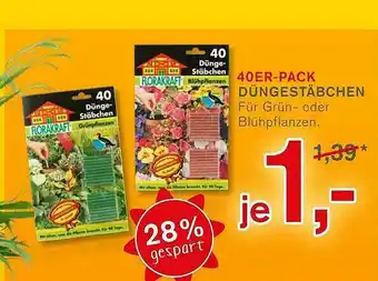 KODi 40er Pack Düngestäbchen Angebot