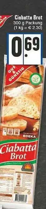 E-Center Ciabatta Brot Angebot