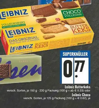 E-Center Leibniz Butterkeks Oder Leibniz Choco Angebot