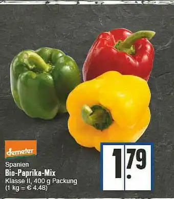 E-Center Demeter Bio-paprika-mix Angebot