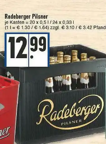 E-Center Radeberger Pilsner Angebot