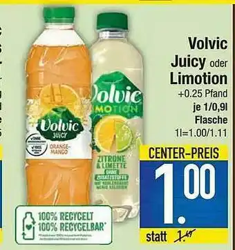 E-Center Volvic Juicy Oder Limotion Angebot