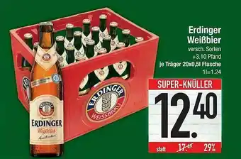 E-Center Erdinger Weißbier Angebot